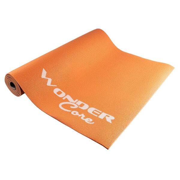 Wonder Core Tapis de yoga 170x60x0 6 cm Orange et gris