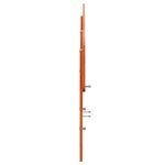 vidaXL Tête de lit cire marron 200 cm bois massif de pin