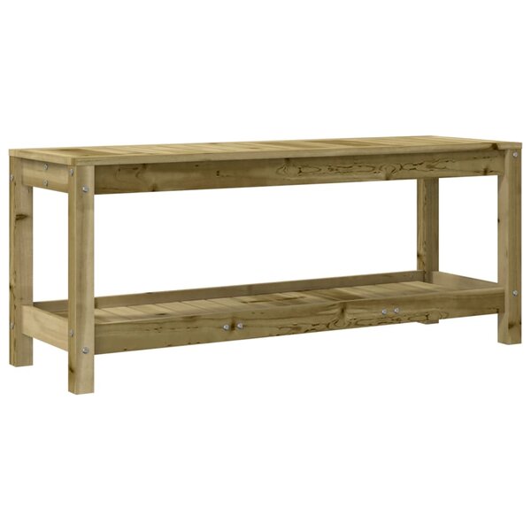 vidaXL Banc de jardin 108x35x45 cm bois de pin imprégné