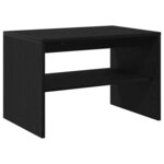 vidaXL Meuble TV chêne noir 60x40x40 cm bois d'ingénierie