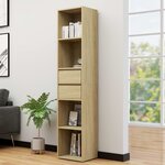 vidaXL Bibliothèque Chêne sonoma 36x30x171 cm Bois d'ingénierie