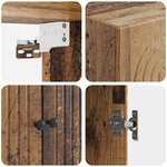 vidaXL Ensemble de Meubles 2 Pièces 66 x 34 5 x 90 cm Bois d'ingénierie