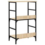 vidaXL Bibliothèque chêne sonoma 50x33x82 cm bois d'ingénierie