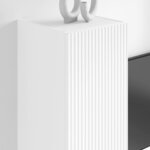 vidaXL Meuble TV mural Blanc 30 x 31 x 100 cm Bois d'ingénierie