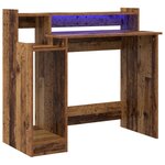 vidaXL Bureau Bois ancien 97 x 45 x 90 cm Bois d'ingénierie