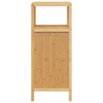 vidaXL Armoire de salle de bain avec étagère 36x33x87 cm bambou