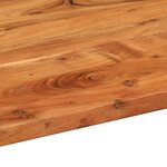 vidaXL Dessus de table 110x40x3 8 cm ovale bois massif d'acacia