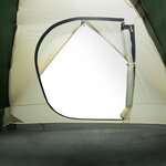 vidaXL Tente de camping à dôme 3 personne vert imperméable