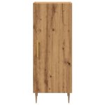 vidaXL Buffet chêne artisanal 34 5x34x90 cm bois d'ingénierie