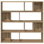vidaXL Bibliothèque/Séparateur de pièce chêne artisanal 105x24x102 cm