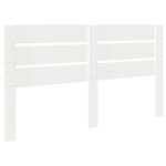 vidaXL Tête de lit Blanc 200 cm Bois d'ingénierie