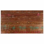 vidaXL Dessus de table 120x70x2 5cm rectangulaire bois massif récupéré
