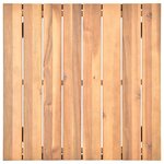 vidaXL Salon de jardin 4 Pièces avec coussins Bois d'acacia solide