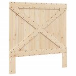 vidaXL Cadre de lit sans matelas avec tête de lit 100x200 cm