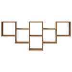 vidaXL Étagère murale chêne artisanal 159x18x66 cm bois d'ingénierie