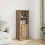 vidaXL Buffet haut chêne artisanal 36x35 5x103 5 cm bois d'ingénierie