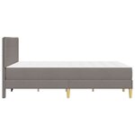 vidaXL Cadre de lit Taupe 120 x 200 cm Polyester