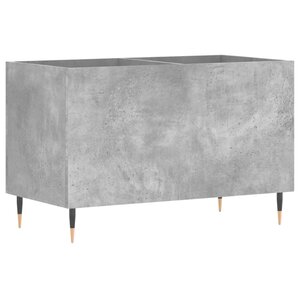 vidaXL Armoire à disques gris béton 74 5x38x48 cm bois d'ingénierie