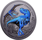 Monnaie T REX Dinosaur 1 Oz Argent 20$ Canada 2026 (PRÉCOMMANDE)