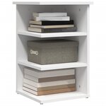 vidaXL Armoire latérale Blanc 35x35x55 cm Aggloméré