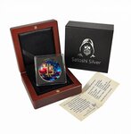 Pièce de monnaie en Argent 1000 Satoshi g 21 Millésime 2025 CHRISTMAS