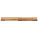 vidaXL Étagères flottantes 3 Pièces 80x20x4 cm acacia massif à l'huile