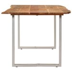 vidaXL Table de salle à manger 180x90x76 cm Bois d'acacia massif