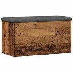 vidaXL Banc de rangement vieux bois 82x42x45 cm bois d'ingénierie