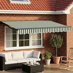 vidaXL Auvent rétractable électrique 3 5 x 2 5 m