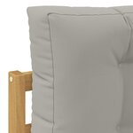 vidaXL Ensemble de canapés d'extérieur 7 pc Blanc et gris clair