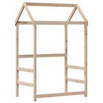 vidaXL Cadre de lit avec toit 75x190 cm bois de pin massif