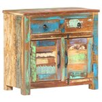 vidaXL Buffet 70x35x65 cm Bois de récupération massif