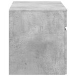 vidaXL Cabinet de Salle de Bain Mural Gris béton 59 x 44 5 x 50 cm