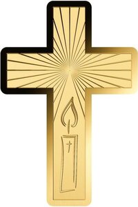 Pièce de monnaie en Or 3000 Francs g 0.031 (1/1000 oz) Millésime 2025 Gold Gift CROSS 1/1000