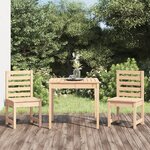 vidaXL Ensemble de bistrot de jardin 3 Pièces bois de pin massif