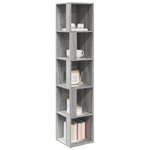 vidaXL Armoire d'angle Sonoma gris 33x33x164 5 cm Bois d'ingénierie