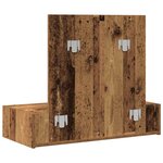 vidaXL Table de Toilette Marron 83 x 40 x 70 cm Bois d'ingénierie