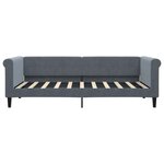 vidaXL Lit de jour avec gigogne et tiroirs sans matelas 90x190 cm