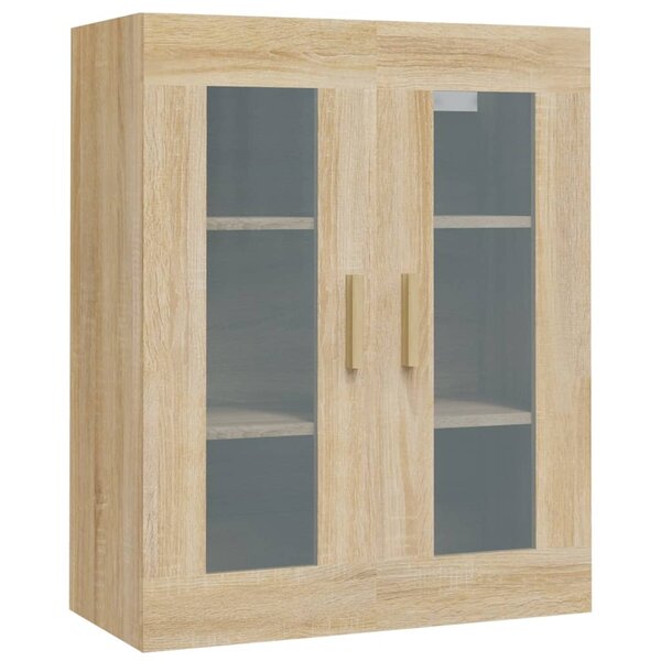 vidaXL Armoire murale suspendue Chêne sonoma 69 5x34x90 cm