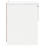 vidaXL Tables de chevet 2 Pièces Blanc 40x30x39 cm Aggloméré