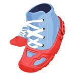 BIG 800056449 - Protège-chaussures  taille 21-27  rouge