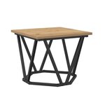 vidaXL Table basse 3 Pièces chêne artisanal 50 x 50 x 40 cm