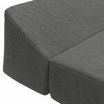 vidaXL Canapé-lit pliable Gris foncé 120 x 60 x 49 cm Tissu