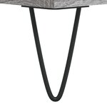 vidaXL Table de chevet sonoma gris 40x35x50 cm bois d’ingénierie