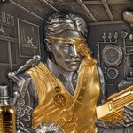 Pièce de monnaie en Argent 100 Dollars g 1000 (1 Kg) Millésime 2025 Steampunk SCIENCE LAB (PRÉCOMMANDE)