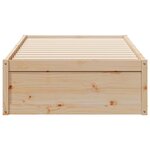 vidaXL Cadre de lit sans matelas 100x200 cm bois massif de pin
