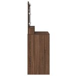 vidaXL Coiffeuse Chêne brun 100 x 41 x 135 cm Bois d'ingénierie