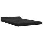 vidaXL Canapé-lit pliable Noir 120 x 60 x 49 cm Tissu