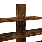 vidaXL Étagère murale chêne fumé 124 5x18x60 5 cm bois d'ingénierie