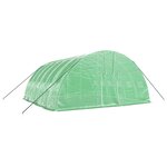 vidaXL Serre avec cadre en acier vert 36 m² 6x6x2 85 m